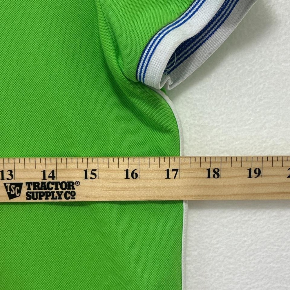 Green and blue Ralph Lauren polo shirt woman's medium - Picture 5 of 5